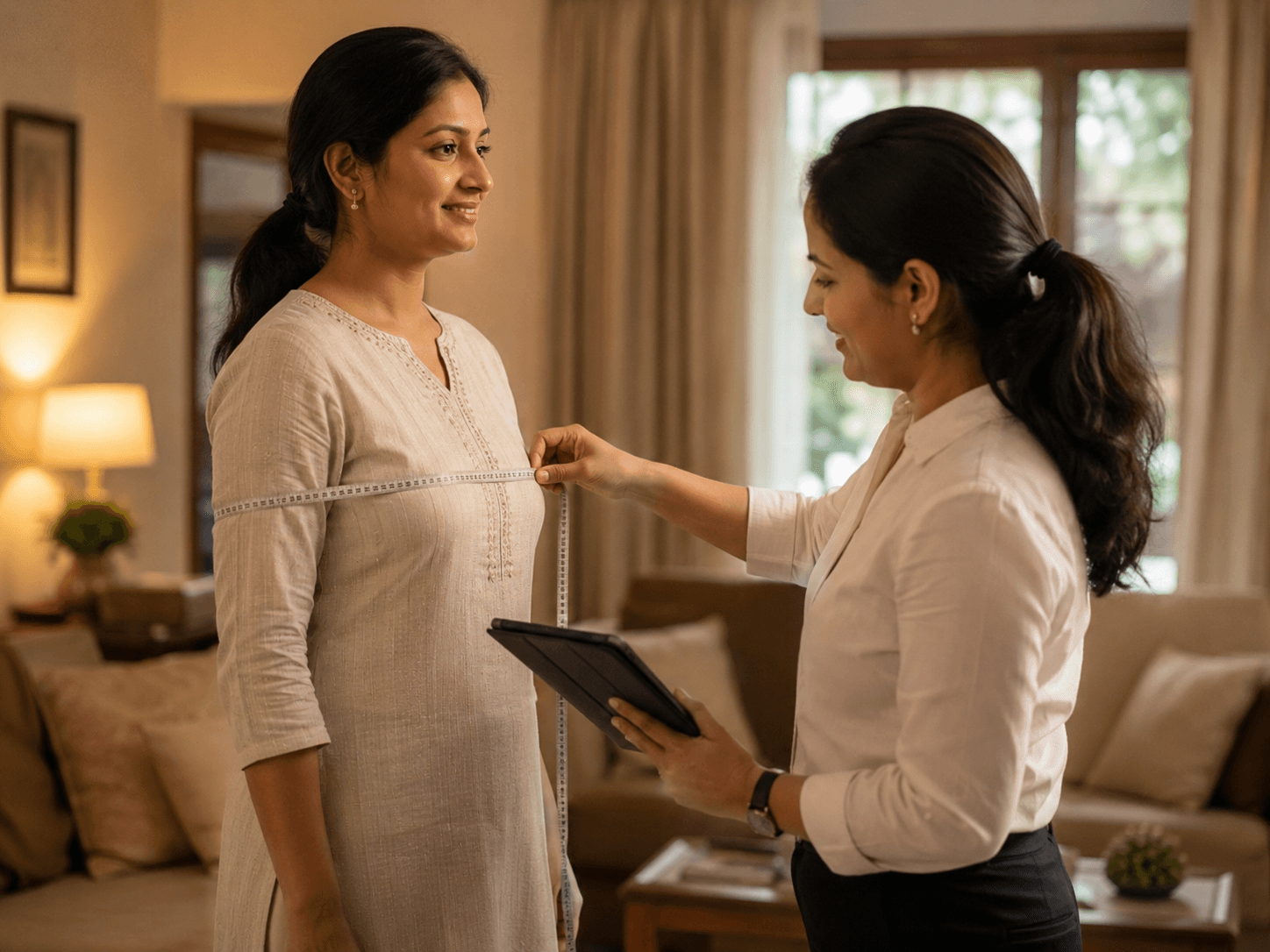 Measurement specialist home visit