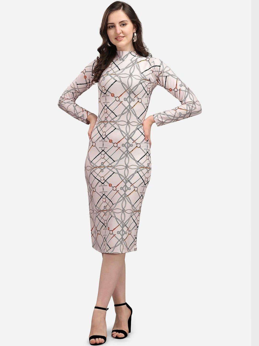 Milost Print Sheath Dress