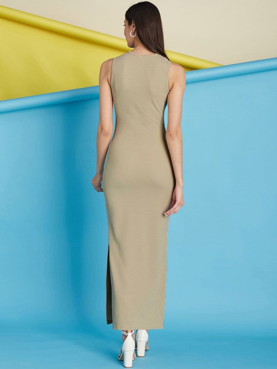 Selvia Edge Bodycon Maxi Dress — view 2