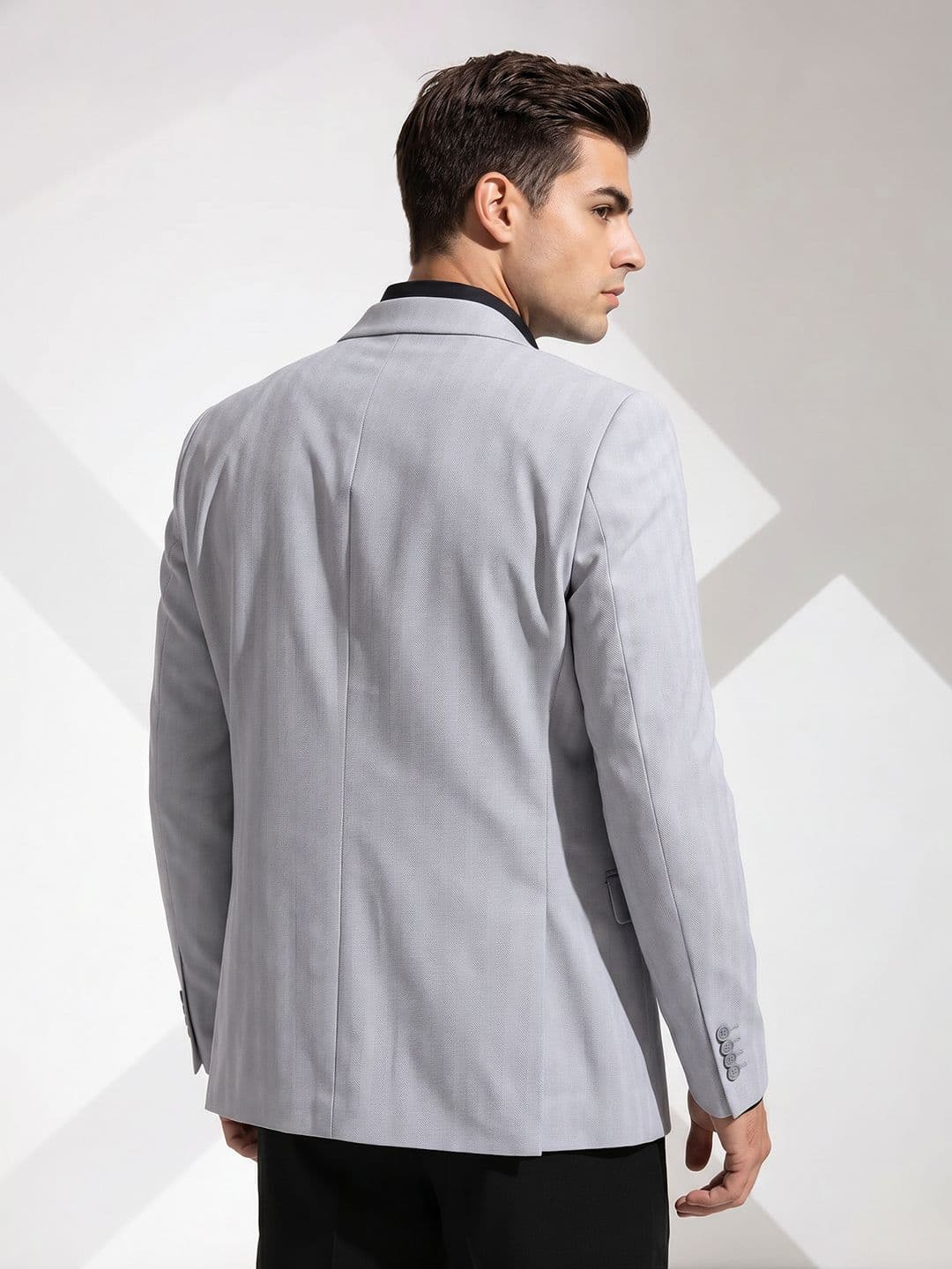 Invictus Single-Breasted Notched Lapel Formal Blazer — view 2